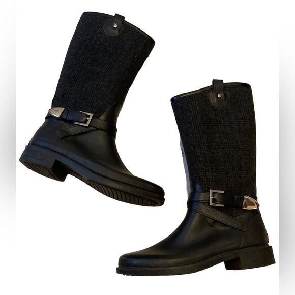 Chooka Black Rain Boots Size 9 - Picture 4 of 8